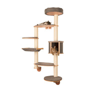 Kissan kiipeilypuu Kerbl 30 x 140 x 185 cm Seinälle asennettava