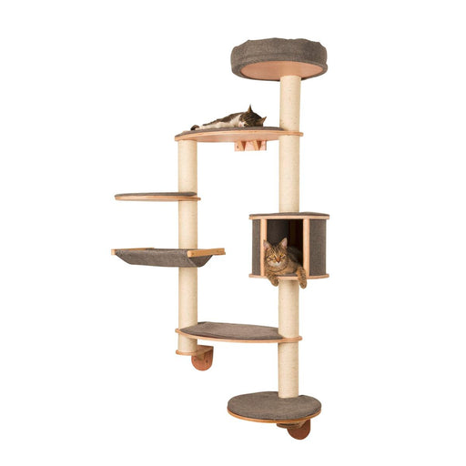 Kissan kiipeilypuu Kerbl 30 x 140 x 185 cm Seinälle asennettava