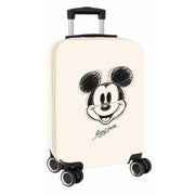 Lasten matkalaukku / käsimatkatavaralaukku MICKEY MOUSE Valkoinen 20'' 20 L 34,5 x 55 x 20 cm
