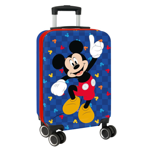 Lasten matkalaukku / käsimatkatavaralaukku MICKEY Sininen 20'' 20 L 34,5 x 55 x 20 cm