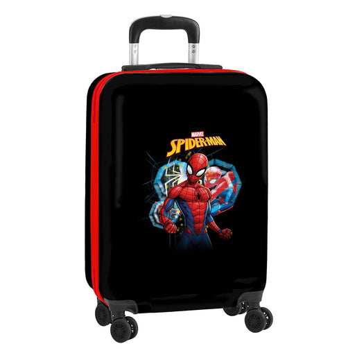 Lasten matkalaukku / käsimatkatavaralaukku SPIDER-MAN Musta 20'' 20 L 34,5 x 55 x 20 cm