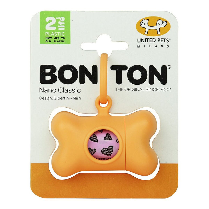 Kakkapussikotelo United Pets Bon Ton Nano Classic Oranssi 6 x 3 x 4 cm