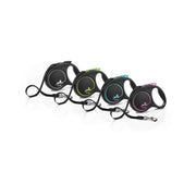 Koiran talutushihna Flexi BLACK DESIGN 5 m Koko L Vihreä