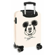 Lasten matkalaukku / käsimatkatavaralaukku MICKEY MOUSE Valkoinen 20'' 20 L 34,5 x 55 x 20 cm