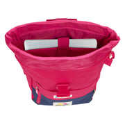 Rullattava reppu Benetton Cherry Fuksia Laivastonsininen