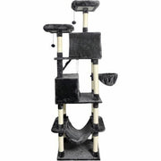 Kissan kiipeilypuu Taylor Dark Harmaa 50 x 60 x 206 cm