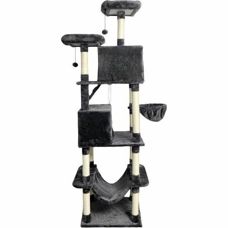 Kissan kiipeilypuu Taylor Dark Harmaa 50 x 60 x 206 cm