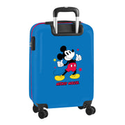 Lasten matkalaukku / käsimatkatavaralaukku MICKEY MOUSE Sininen 20'' 20 L 34,5 x 55 x 20 cm