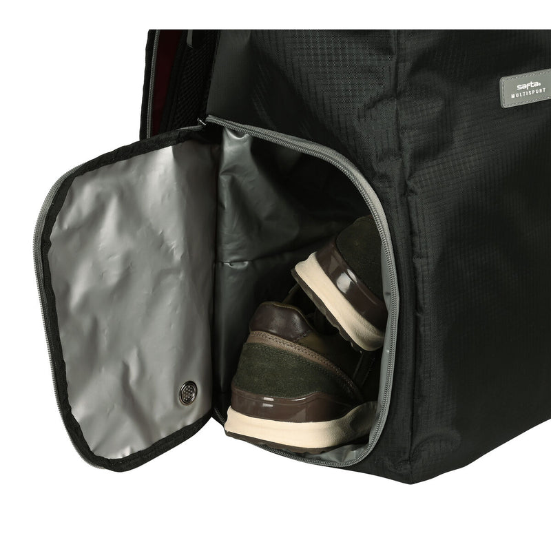 Selkäreppu Safta Multisports Musta / Punainen 28 x 50 x 22 cm