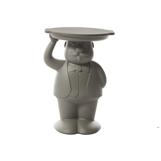 Favaretto & Partnersin suunnittelema super-hauska AMBROGIO Hovimestari Harmaa pöytä Argil Grey värillä.