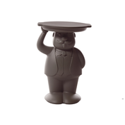 Favaretto & Partnersin suunnittelema super-hauska AMBROGIO Hovimestari Ruskea pöytä Chocolate Brown värillä.