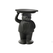 Favaretto & Partnersin suunnittelema super-hauska AMBROGIO Hovimestari Musta pöytä Jet Black värillä.