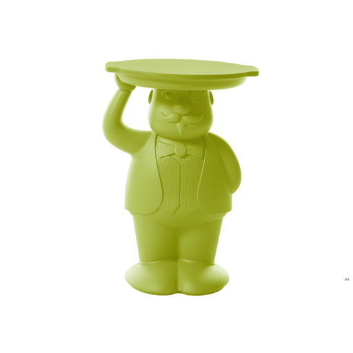 Favaretto & Partnersin suunnittelema super-hauska AMBROGIO Hovimestari Vihreä pöytä Lime Green värillä.