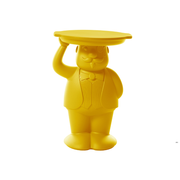 Favaretto & Partnersin suunnittelema super-hauska AMBROGIO Hovimestari Keltainen pöytä Saffron Yellow värillä.