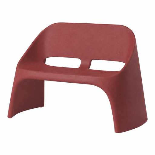 Italo Pertichinin suunnittelema sulavalinjainen AMÉLIE DUETTO design Sohva Punainen Hibiscus Red värillä.