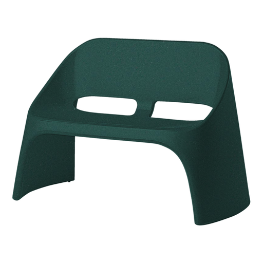 Italo Pertichinin suunnittelema sulavalinjainen AMÉLIE DUETTO design Sohva Vihreä Pine Green värillä.