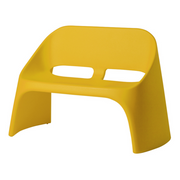 Italo Pertichinin suunnittelema sulavalinjainen AMÉLIE DUETTO design Sohva Saffron Yellow värillä.