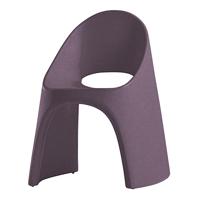 Italo Pertichinin suunnittelema sulavalinjainen AMÉLIE design tuoli Violetti Iris Violet värillä.
