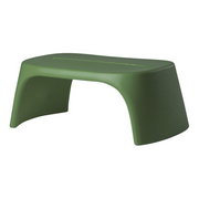 Italo Pertichinin suunnittelema sulavalinjainen AMÉLIE PANCHETTA design penkki Malva Green värillä.