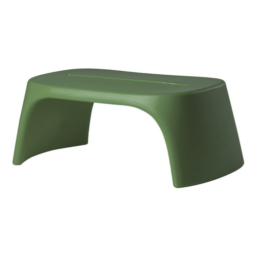 Italo Pertichinin suunnittelema sulavalinjainen AMÉLIE PANCHETTA design penkki Malva Green värillä.