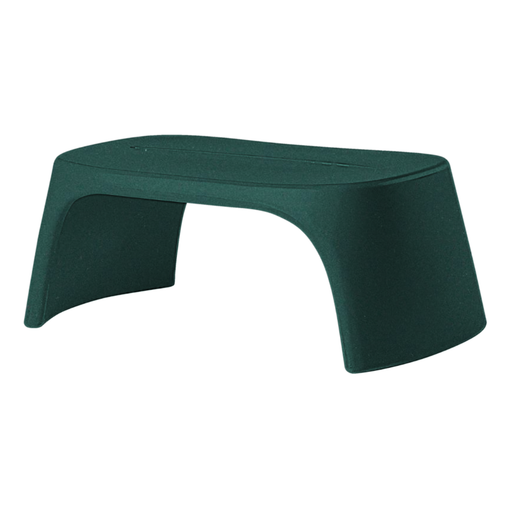 Italo Pertichinin suunnittelema sulavalinjainen AMÉLIE PANCHETTA design penkki Vihreä Pine Green värillä.