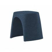 Italo Pertichinin suunnittelema sulavalinjainen AMÉLIE SGABELLO design jakkara Sininen Deep Blue värillä.