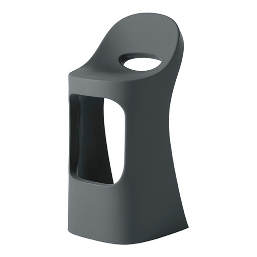 Italo Pertichinin suunnittelema sulavalinjainen Harmaa AMÉLIE SIT UP Baarituoli Elephant Grey värillä.