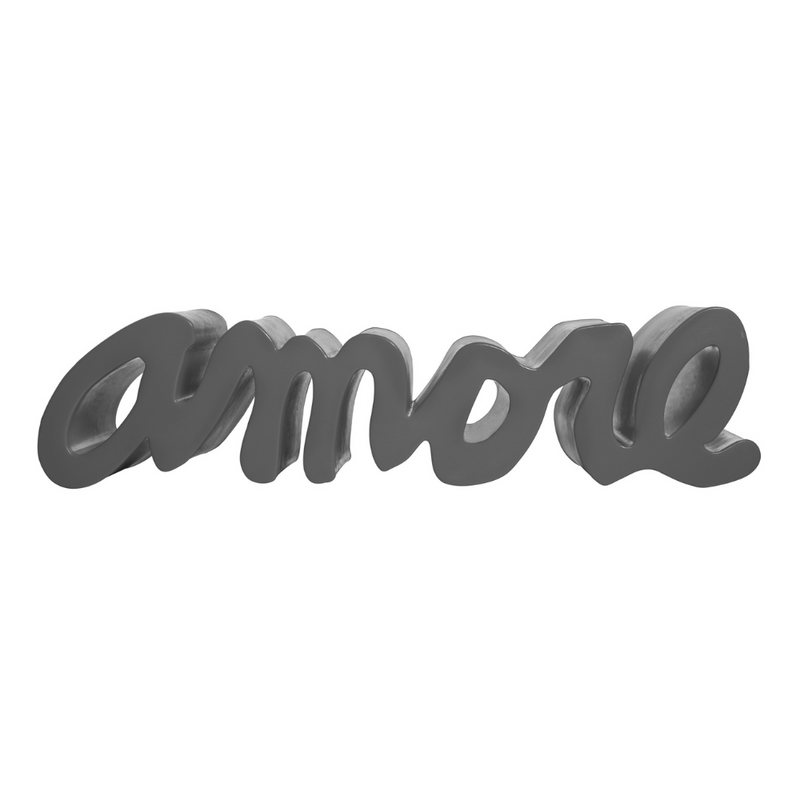 Giò Colonna Romanon suunnittelema sulavalinjainen AMORE design penkki Elephant Grey värillä.