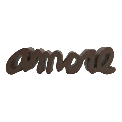 Giò Colonna Romanon suunnittelema sulavalinjainen AMORE design penkki Ruskea Moka Brown värillä.