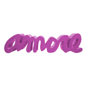 Giò Colonna Romanon suunnittelema sulavalinjainen AMORE design penkki Sweet Fuchsia värillä.