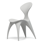 Karim Rashidin suunnittelema kaunis ANIMA Tuoli Telegrey 4 Harmaa RAL 7047. Beautiful ANIMA Chair designed by Karim Rashid in Telegrey 4 RAL 7047.