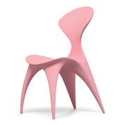 Karim Rashidin suunnittelema kaunis ANIMA Tuoli Vaalea pinkki RAL 3015. Beautiful ANIMA Chair designed by Karim Rashid in Light pink RAL 3015.