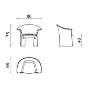 Tomek Rygalikin / Studio Rygalik suunnittelema ajaton ARMSTRONG Nojatuoli. Timeless ARMSTRONG Armchair designed by Tomek Rygalik / Studio Rygalik.