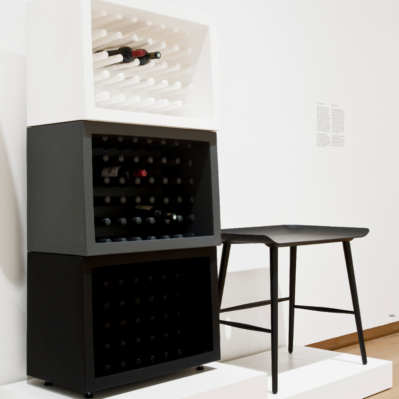 Marcel Wandersin suunnittelema näyttävä BACHUS design viinipulloteline.