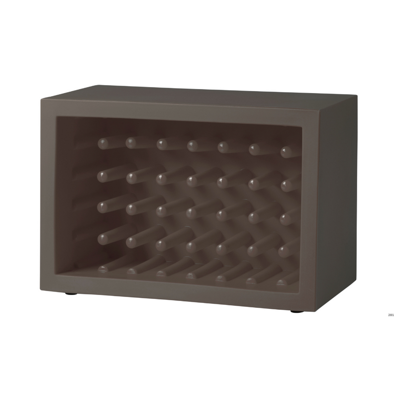 Marcel Wandersin suunnittelema näyttävä BACHUS design viinipulloteline Chocolate Brown värillä.