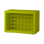 Marcel Wandersin suunnittelema näyttävä BACHUS design viinipulloteline Lime Green värillä.