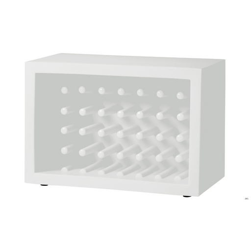 Marcel Wandersin suunnittelema näyttävä BACHUS design viinipulloteline Milky White värillä.