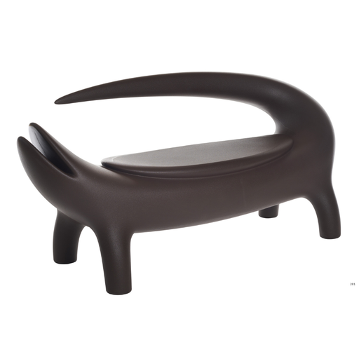 Marcantonion suunnittelema super hauska ja erikoinen BIG KROKO Ruskea Penkki Chocolate Brown värillä.