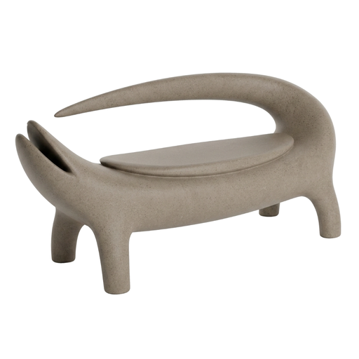 Marcantonion suunnittelema super hauska ja erikoinen BIG KROKO Penkki Beige Almond Beige värillä.