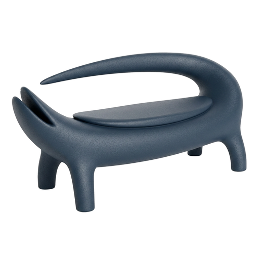 Marcantonion suunnittelema super hauska ja erikoinen BIG KROKO Penkki Sininen Deep Blue värillä.