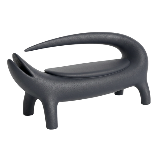 Marcantonion suunnittelema super hauska ja erikoinen BIG KROKO Penkki Harmaa Elephant Grey värillä.