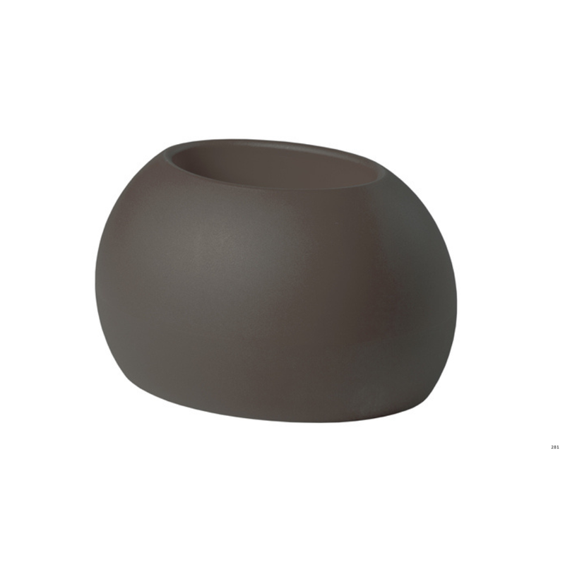 Karim Rashidin suunnittelema käytännöllinen ja tyylikäs BLOS POT Ruskea Kasviruukku Chocolate Brown värillä.