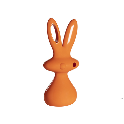 Aki Kurodan suunnittelema ihastuttava ja hauska BUNNY / COSMO BUNNY Oranssi Koristepatsas Pumpkin Orange värillä.