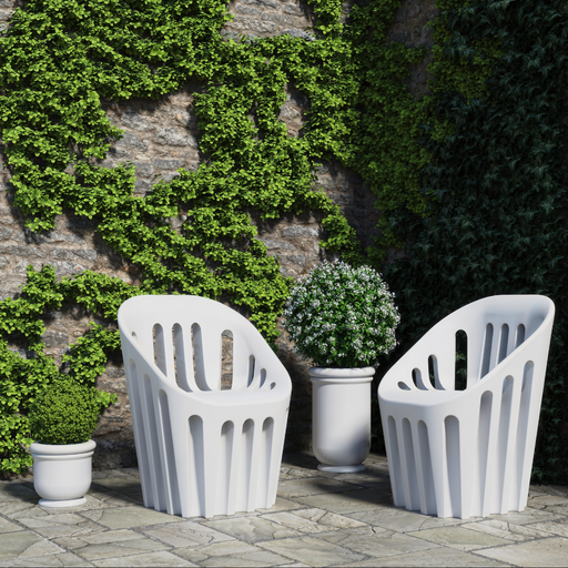 Alvaro Uriben suunnittelema sulavalinjainen COLISEUM design tuoli