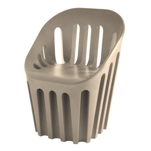 Alvaro Uriben suunnittelema sulavalinjainen COLISEUM design tuoli Beige Almond Beige värillä.