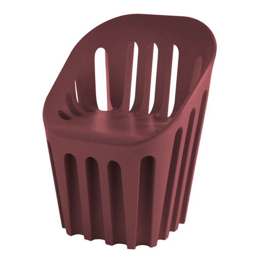 Alvaro Uriben suunnittelema sulavalinjainen COLISEUM design tuoli Punainen Hibiscus Red värillä.