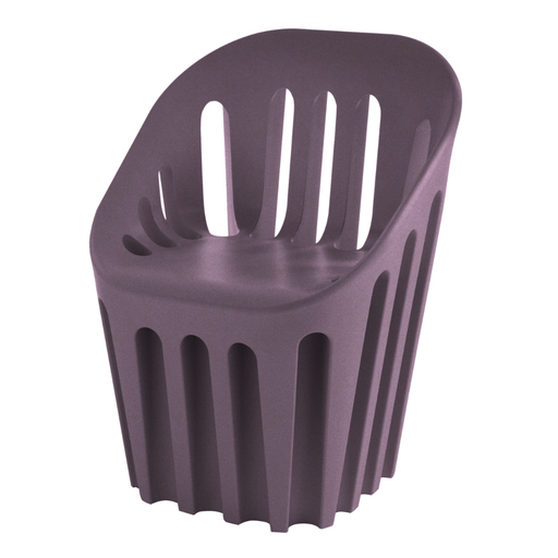 Alvaro Uriben suunnittelema sulavalinjainen COLISEUM design tuoli Violetti Iris Violet värillä.