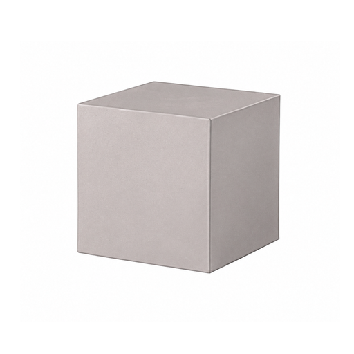 SLIDE® Studion suunnittelema tyylikäs kuutiomainen CUBO Jakkara - Pöytä Valkoinen Mist White värillä.