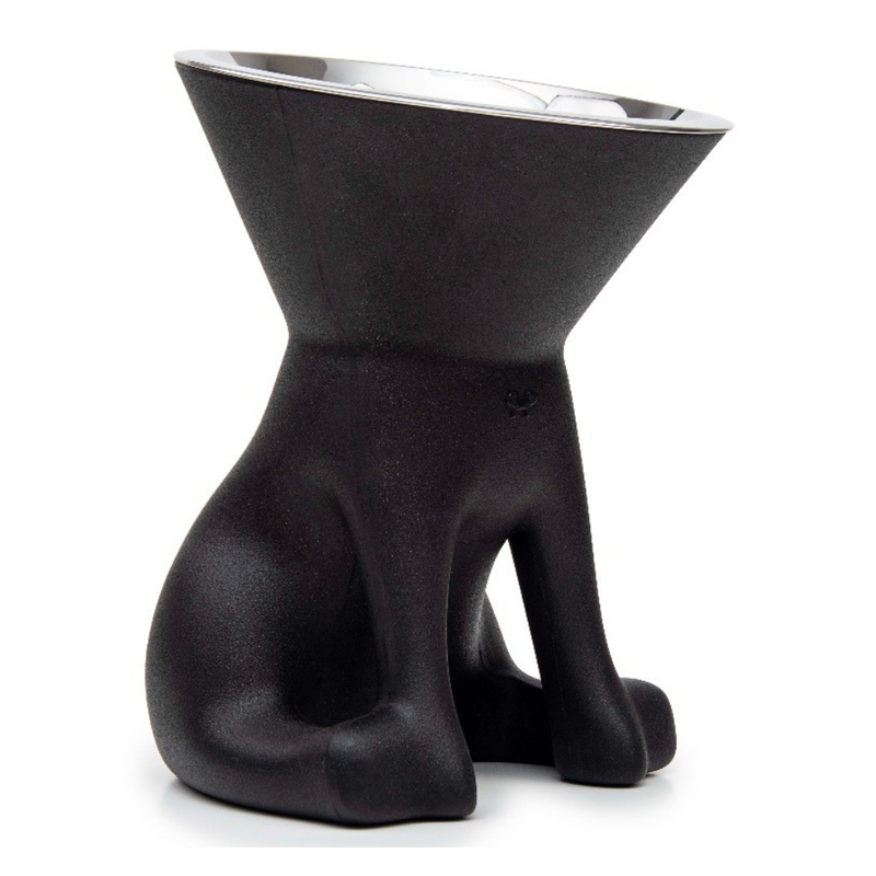 Favaretto & Partnersin ja United Petsin suunnittelema Jet Black värinen koiran ruokakulho