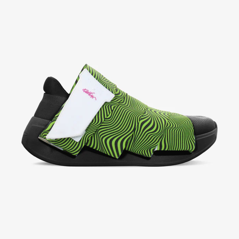 FESSURA CHANGE® Mustat Miesten ja Naisten tennarit Vihreä nauha KARIM RASHID Limited Edition 001